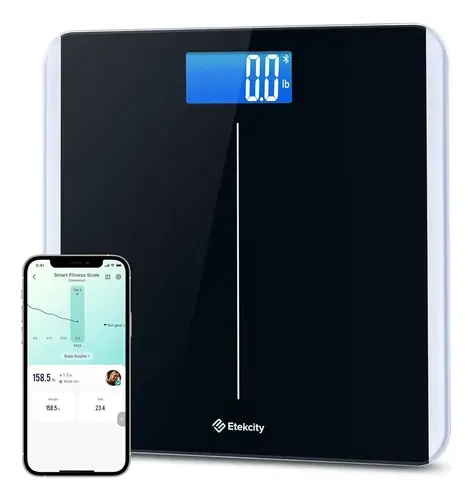 Báscula Inteligente Etekcity Scales C/wifi/bluetooth Imc Neg