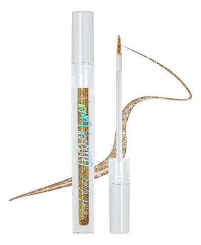 Glitter Liner L.a Girl Gold Goals Metalizado
