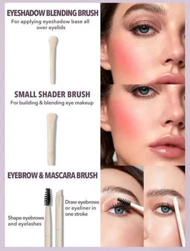 Kit De Brochas Sheglam Color Beige