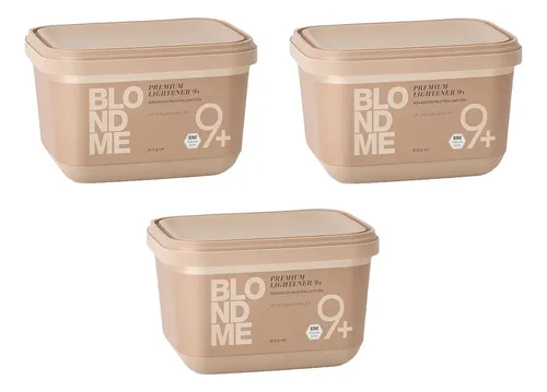 Kit Decolorante Blondme Schwarzkopf Professional con 3 Polvos para Cabello de 450g