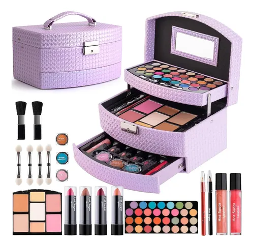 Kit De Maquillaje Hot Sugar Purple Para Adolescentes