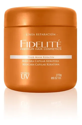 Fidelite Baño De Crema Máscara Capilar Keratina 270g