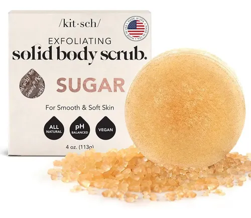 Exfoliante Corporal Con Azúcar En Barra Kitsch Smooth Skin 1