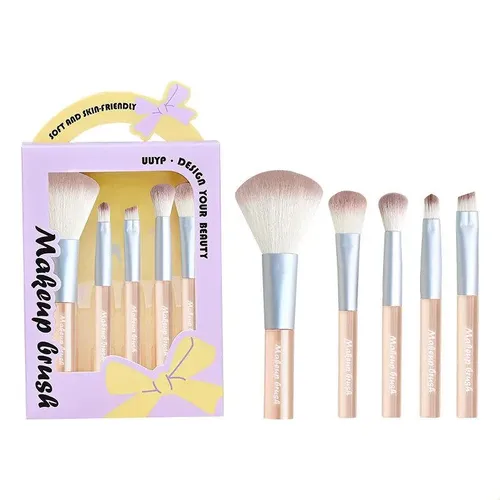 Set De Brochas De Maquillaje, Juego De Cinco Piezas, Brocha