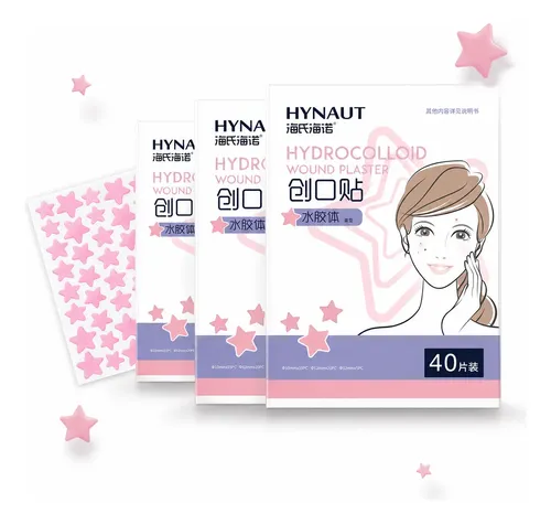 Parches Hidrocoloides Estrella Acne 3 Cajas 120 Pzs