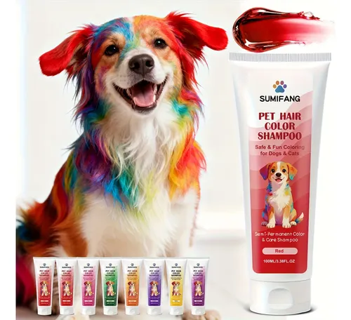 Tinte Rojo Para Perros – Semi-permanente Suave – 100ml