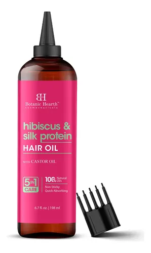 Aceite Capilar Botanic Hearth Hibiscus Proteína Seda 198ml