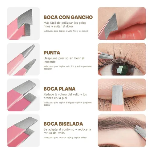 Pinzas Profesionales Para Depilar,juego De Pinzas Para Cejas