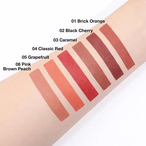 Delineador De Labios Retráctil Feicuiyun 01 Naranja Crema