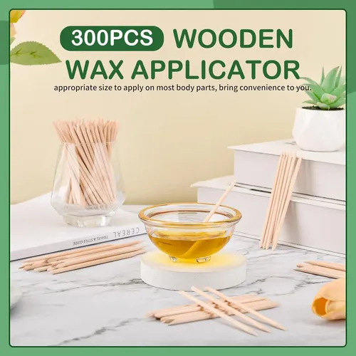 Palitos De Madera Para Depilación Cera Facial Y Corporal