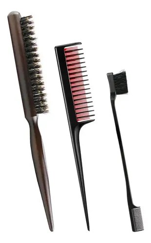 Juego De Cepillo Y Peine Para El Cabello De 3 Piezas, De