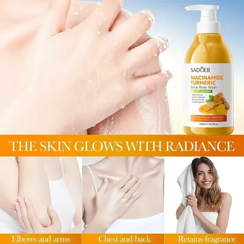 Gel De Baño Exfoliante De Cúrcuma Y Niacinamida T520