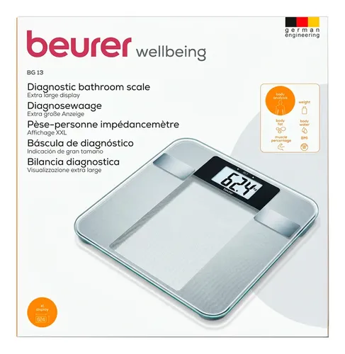 Beurer Bg 13 Balanza Personal Digital Diagnóstico Alta Gama