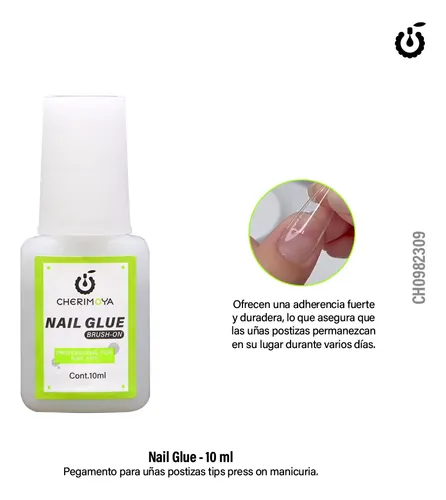 Pegamento Para Tips Nail Glue Press On Cherimoya