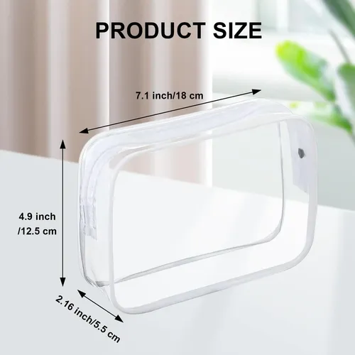 Bolsas De Maquillaje Transparentes Merkaunis, 36 Unidades, I