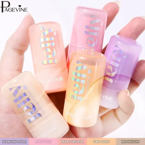 6 Colores Barra Iluminador Contorno Rostro Natural