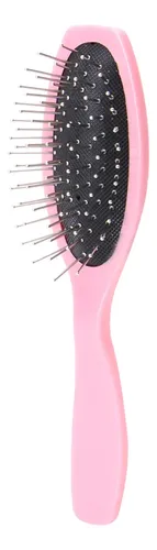 Professional Anti Static Steel Comb Brush For Wig Black 3t5564-bk