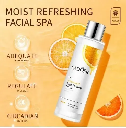 Tónico Facial Vitamina C Tonifica Hidratante Sadoer 120 Ml