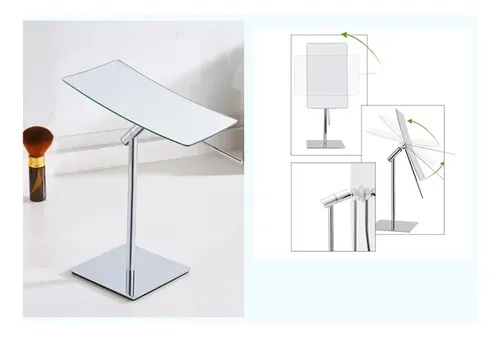 Linxu Espejo De Maquillaje De Mesa Con Aumento 3x, Espejo