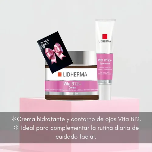 Crema Contorno Ojos Vita B12 Lidherma Combo Hidratante
