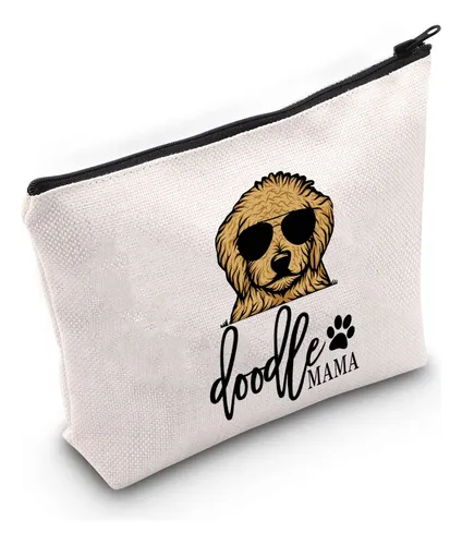 Bolsa De Maquillaje Zjxhpo Golden Doodle Para Mamá, Regalo P