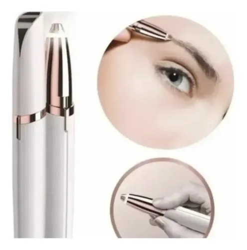 Depiladora Inalámbrica Flawlbss Cejas Portátil Recargable Blanca