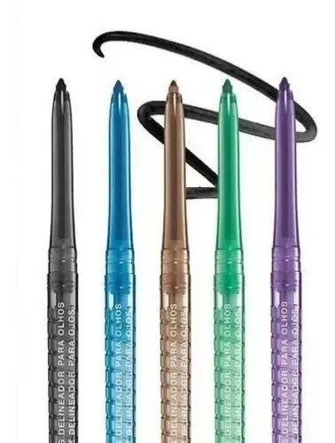 Delineador Retractil Ojos Negro, Marrón, Violeta, Azul Avon