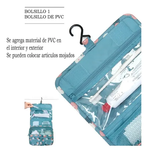 Portacosmeticos Neceser Organizador Viaje Maquillaje Bolso