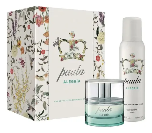 Paula Alegria Perfume Mujer Edt 60 Ml + Deo 123ml