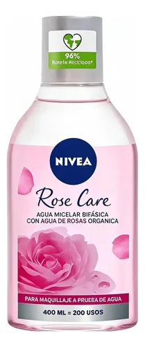 Agua Micelar Bifásica Nivea Rose Care X 400 Ml
