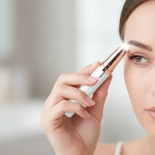Depiladora Facial Recargable Blanco