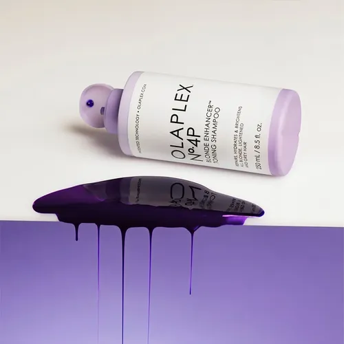 Shampoo Olaplex No 4P blonde enhancer toning en botella de 250mL