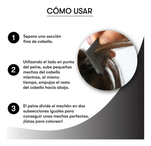 Set De Brochas Para Teñir El Cabello Framar, Peine Iluminado