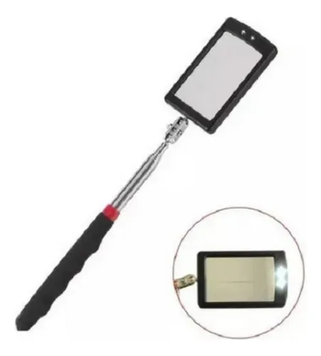 Espejo Extensible Con Luz Led Eurotech