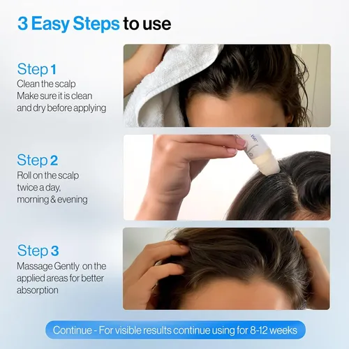 Sérum En Rollo Bodywise Para El Crecimiento Del Cabello, 25