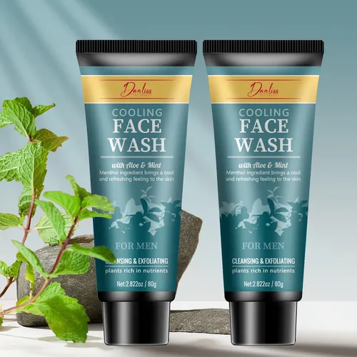 Gel Facial Refrescante Para Hombres – Limpieza Profunda X2