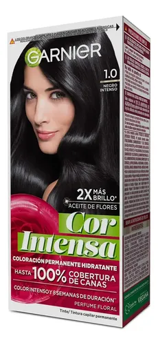 Kit Tintura Permanente Cor Intensa Tono 1.0