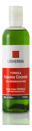 Espuma Corporal Gel Jabonoso Celulitis Flaccidez Lidherma