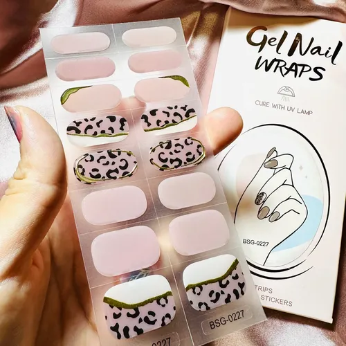 Kit Sticker Gel Uv Uña Adhesiva Cabina Esmalte Top Coat