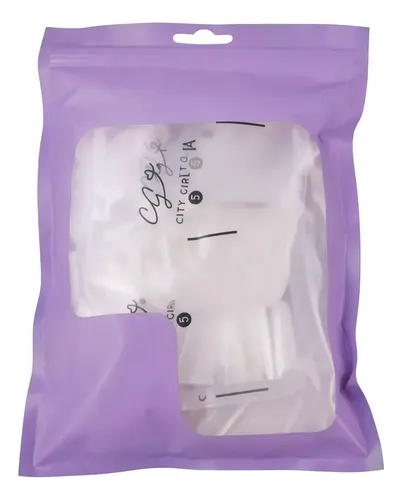 Tips Soft Gel Ballerina (viene Unico Número 5) Transparente