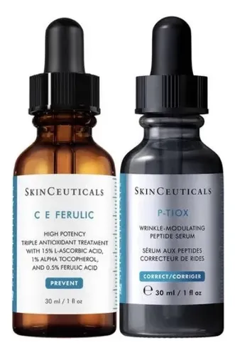 Skinceuticals – Dúo C.e. Ferulic + P-tiox 30ml Momento de aplicación Día Noche Tipo de piel Todo tipo de piel