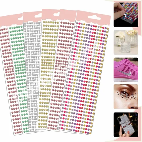 Strass Gemas Autoadhesiva Para Cara Cuerpo Multiuso Grande