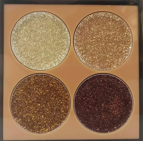 Paleta Sombras Ojos Glitter Gel Purpurina Tejar X 4 Unidades