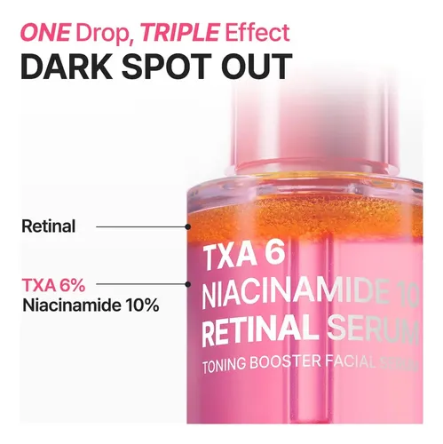 F Sérum Facial Con Retinal, Txa 6% Y Niacinamida 10% Para