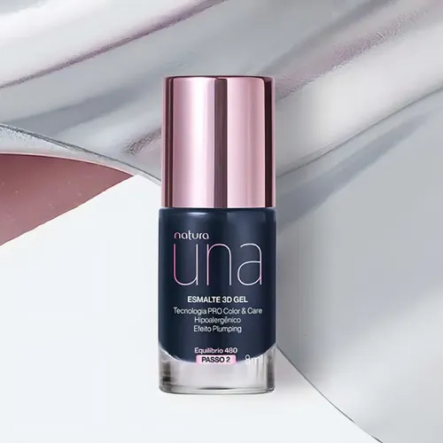 Esmalte 3d Gel Natura Una 10 Free Vegano Sin Luz Uv 8ml Color Equilibrio 480