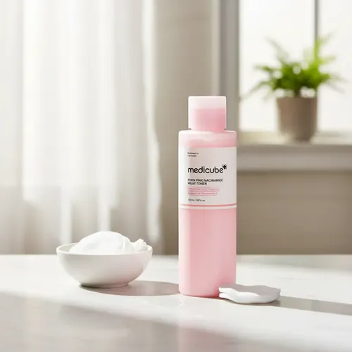 Medicube – Tónico Lechoso De Niacinamida Rosa Pdrn (150 Ml)
