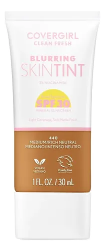 Base Vegana Covergirl Clean Fresh 30 Spf Difuminante Tono