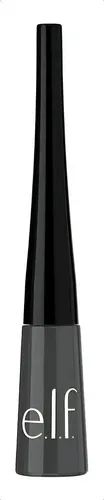 Delineador De Ojos Líquido Elf Expert Liquid Eyeliner E.l.f Color Charcoal Efecto Mate