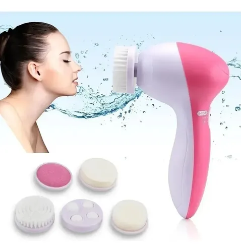 Cepillo Facial Limpieza Profunda 5 En1 Masajeador Exfoliante