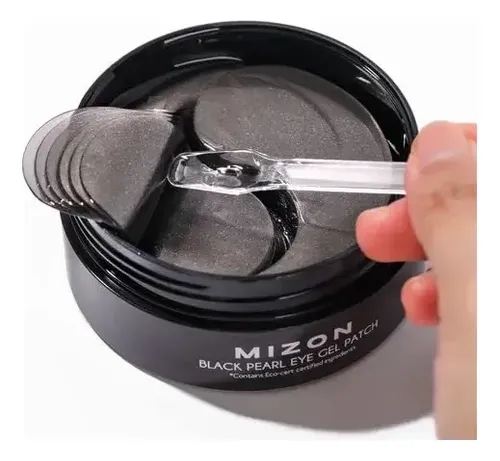 Mizon Parches Hidrogel Para Ojeras Black Pearl Premium Impor